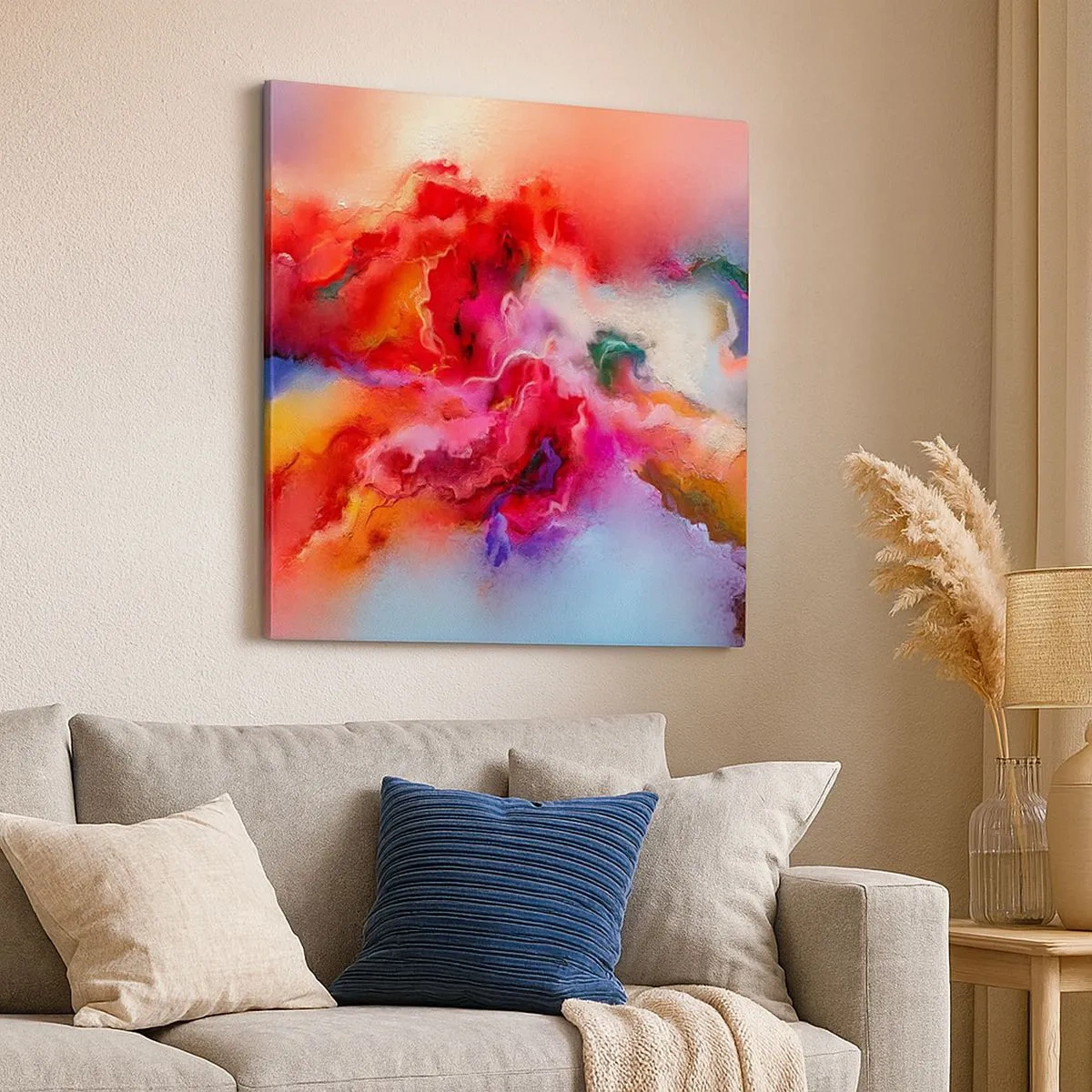 Cuadro sobre lienzo - Impresión de Imagen - Cómo atrapar los sueños: el humo - 30x30 cm