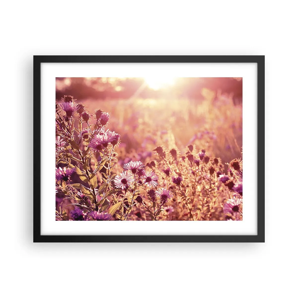 Póster en marco negro - Antes de que se acabe el verano - 50x40 cm