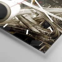 Esfera sin numeración, con rayas