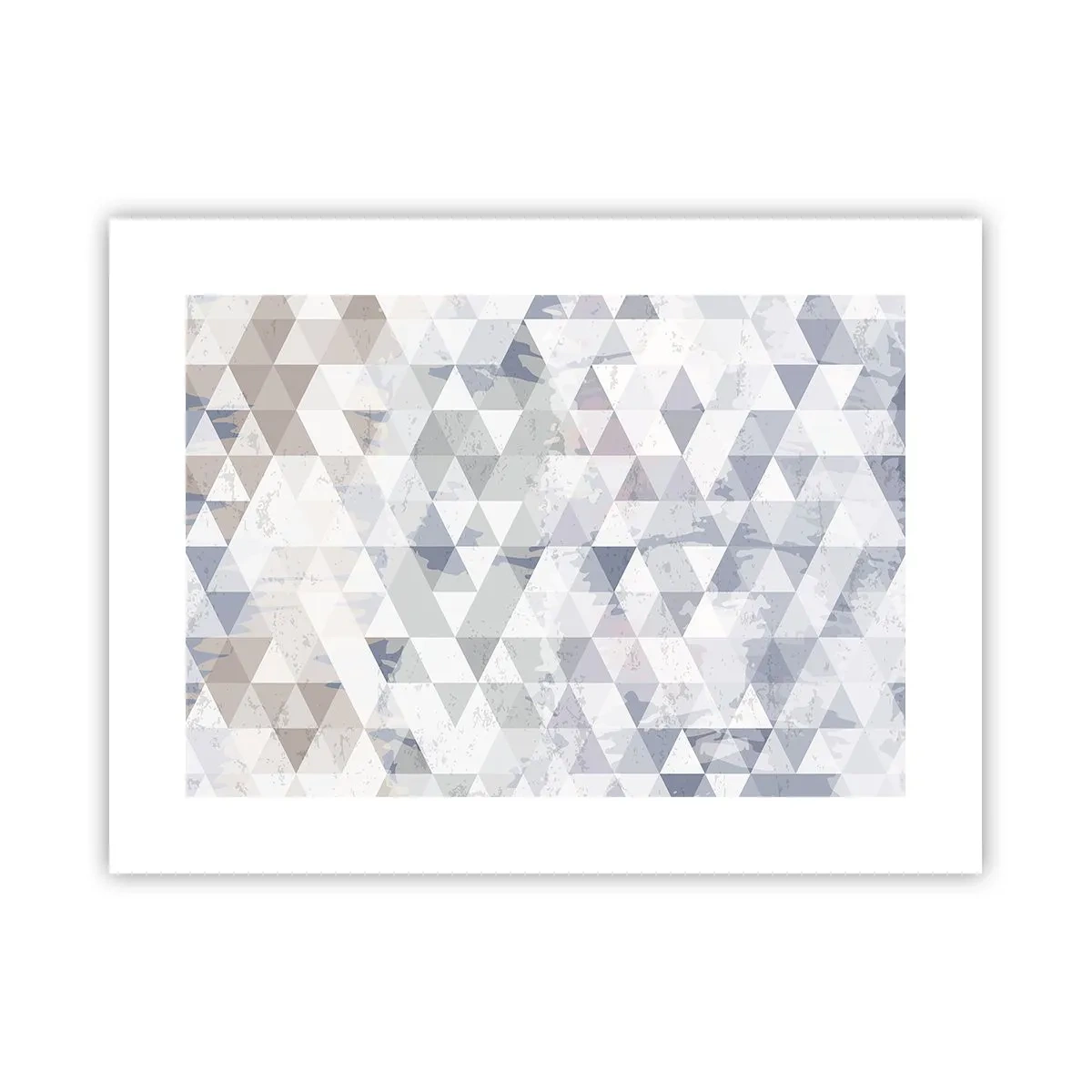 Póster - A ritmo de triángulo - 40x30 cm