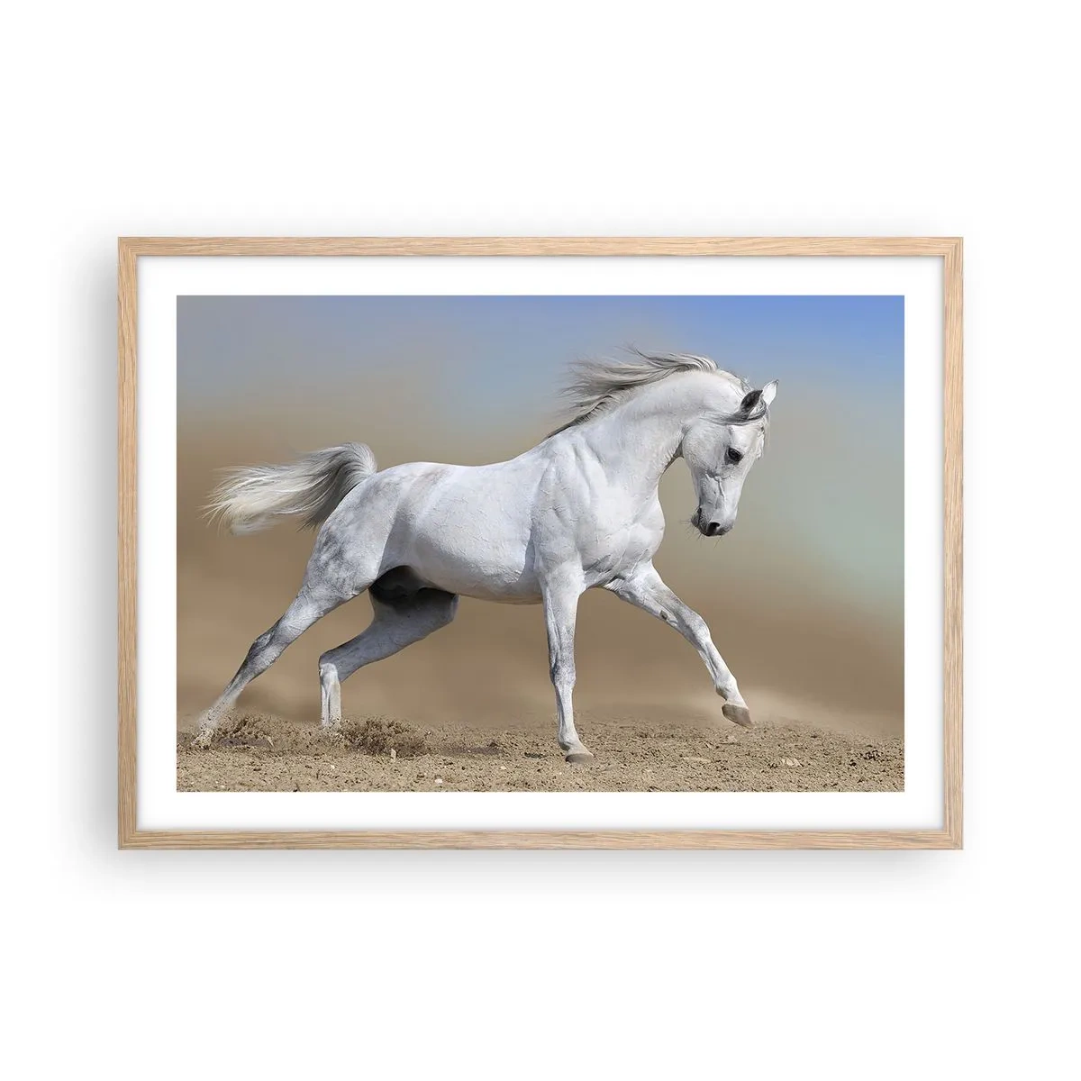 Póster en marco roble claro - El más bello cuento de hadas árabe - 70x50 cm