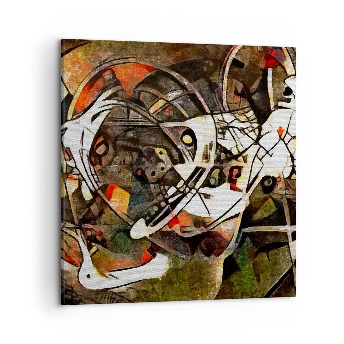 Cuadro sobre lienzo - Impresión de Imagen - ¿Oyes el movimiento? - 50x50 cm