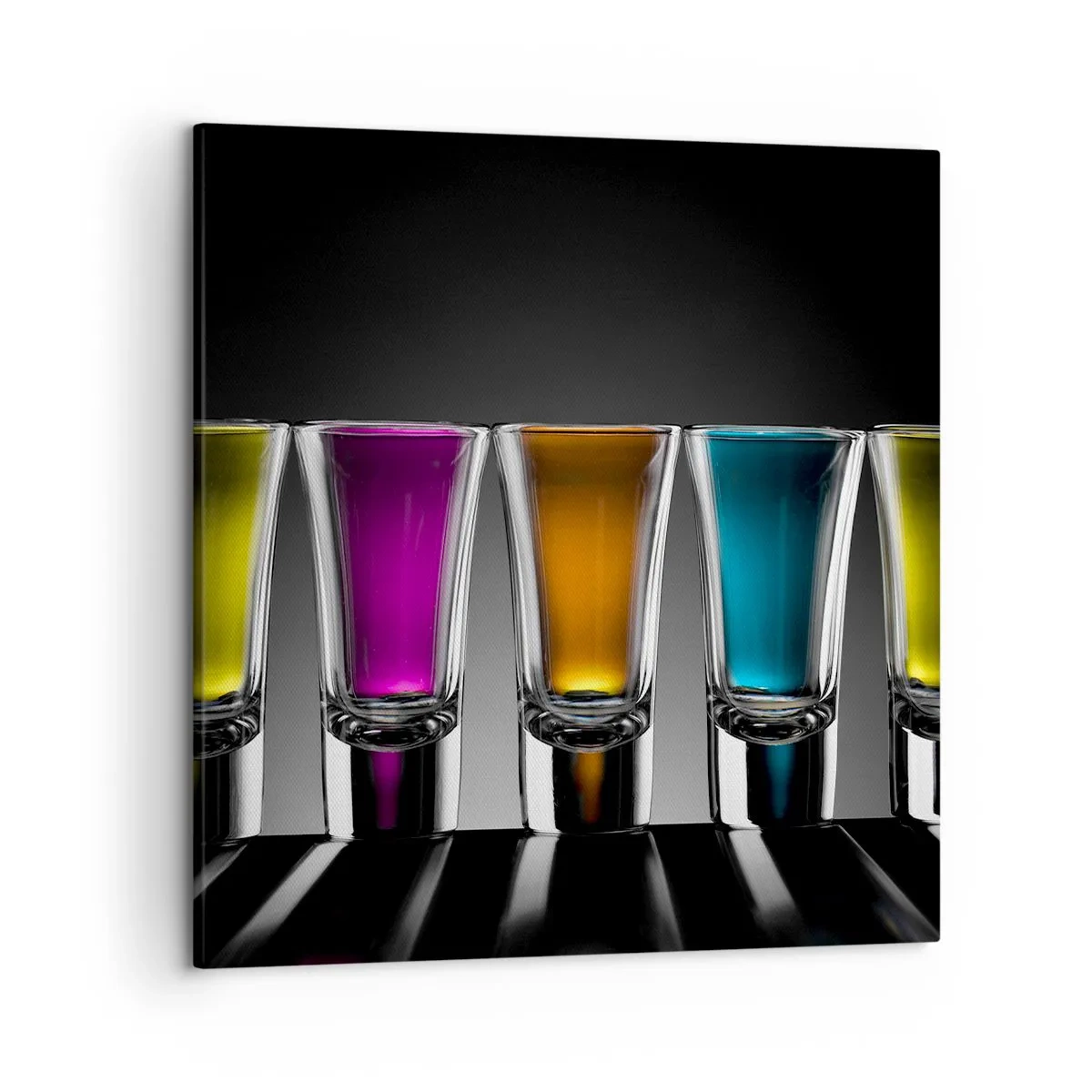 Cuadro sobre lienzo - Impresión de Imagen - Colores de la alegría - 50x50 cm