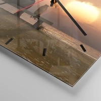 Esfera sin numeración, con rayas