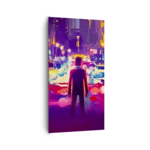 Cuadro sobre lienzo - Impresión de Imagen - Inmerso en la luz - 65x120 cm