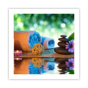 Póster - Tiempo para el cuerpo - 50x50 cm