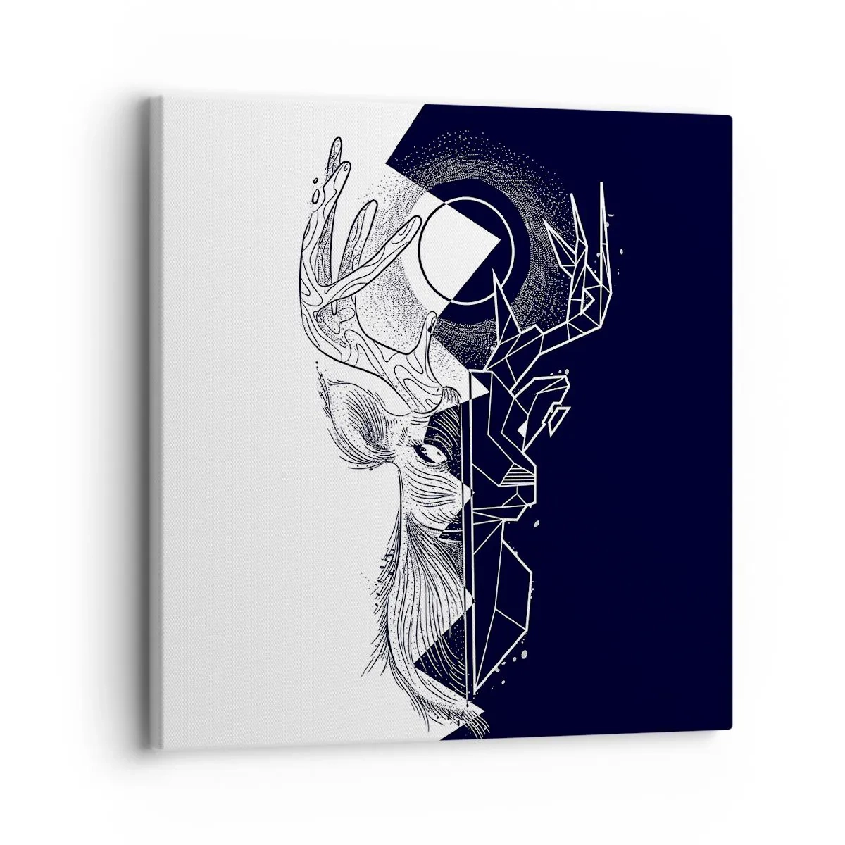 Cuadro sobre lienzo - Impresión de Imagen - Lucha y unidad de los opuestos - 30x30 cm