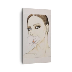Cuadro sobre lienzo - Impresión de Imagen - Elegancia y belleza - 45x80 cm