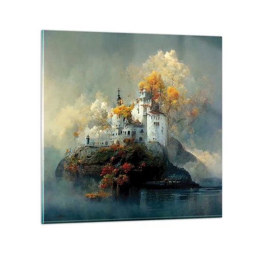 Cuadro sobre vidrio - Impresiones sobre Vidrio - El comienzo de una historia romántica - 70x70 cm