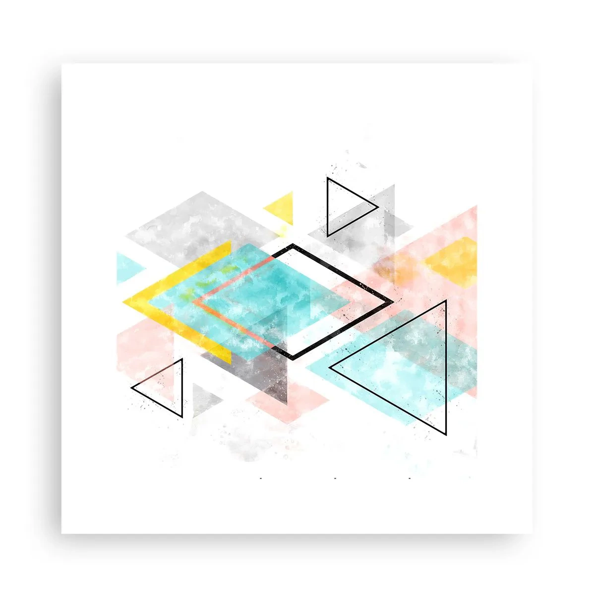Póster - Un juego geométrico - 30x30 cm