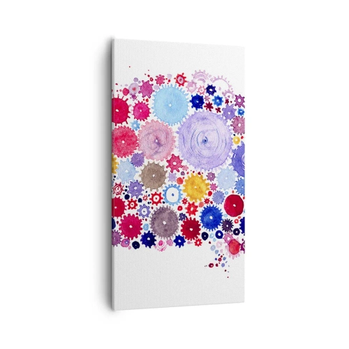 Cuadro sobre lienzo - Impresión de Imagen - La máquina más perfecta de la naturaleza - 55x100 cm