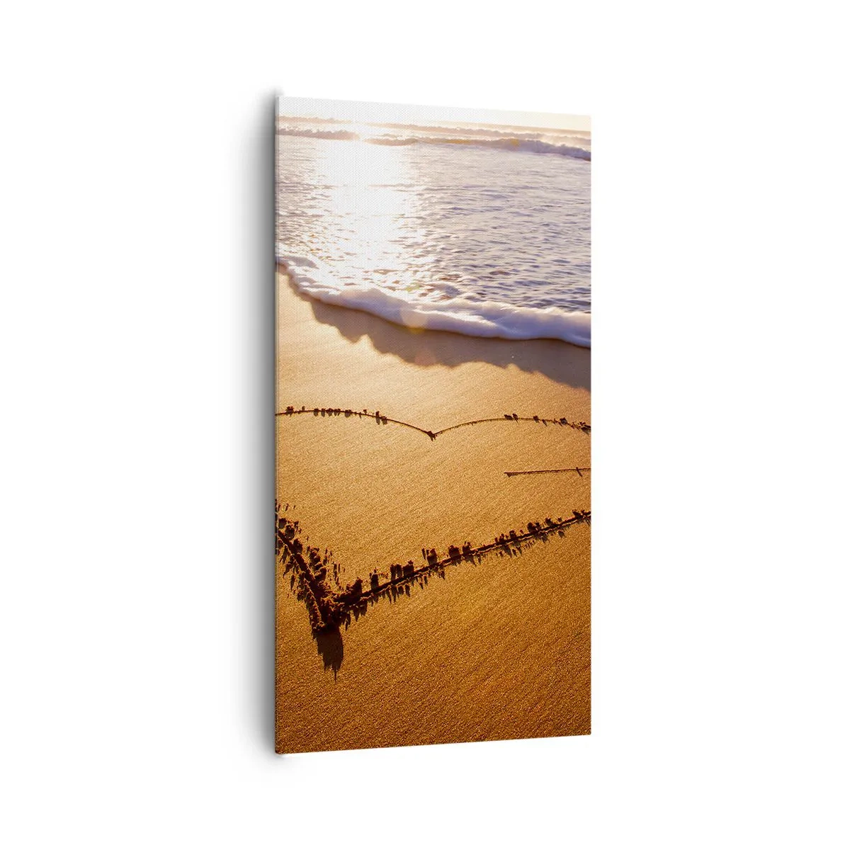 Cuadro sobre lienzo - Impresión de Imagen - Una confesión de vacaciones - 65x120 cm