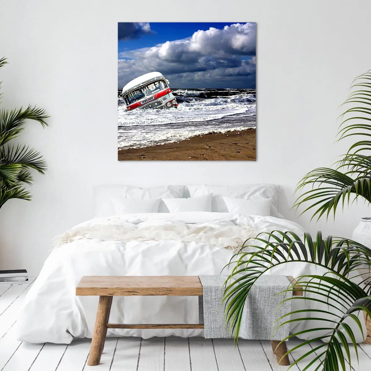 Cuadro sobre lienzo - Impresión de Imagen - ¿Y qué te sorprende? - 40x40 cm