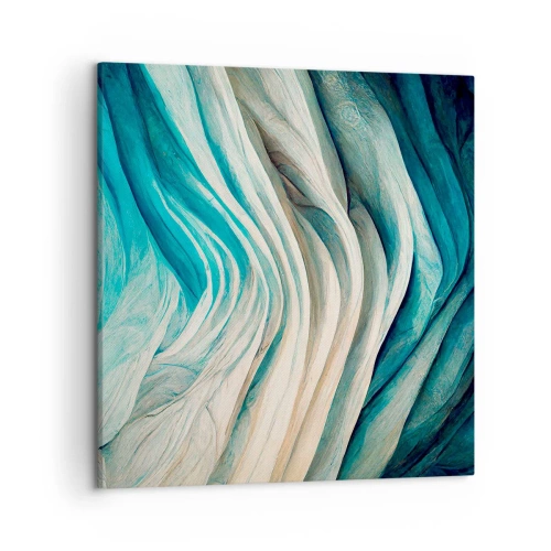 Cuadro sobre lienzo - Impresión de Imagen - Azul insaciable - 50x50 cm