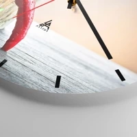 Esfera sin numeración, con rayas