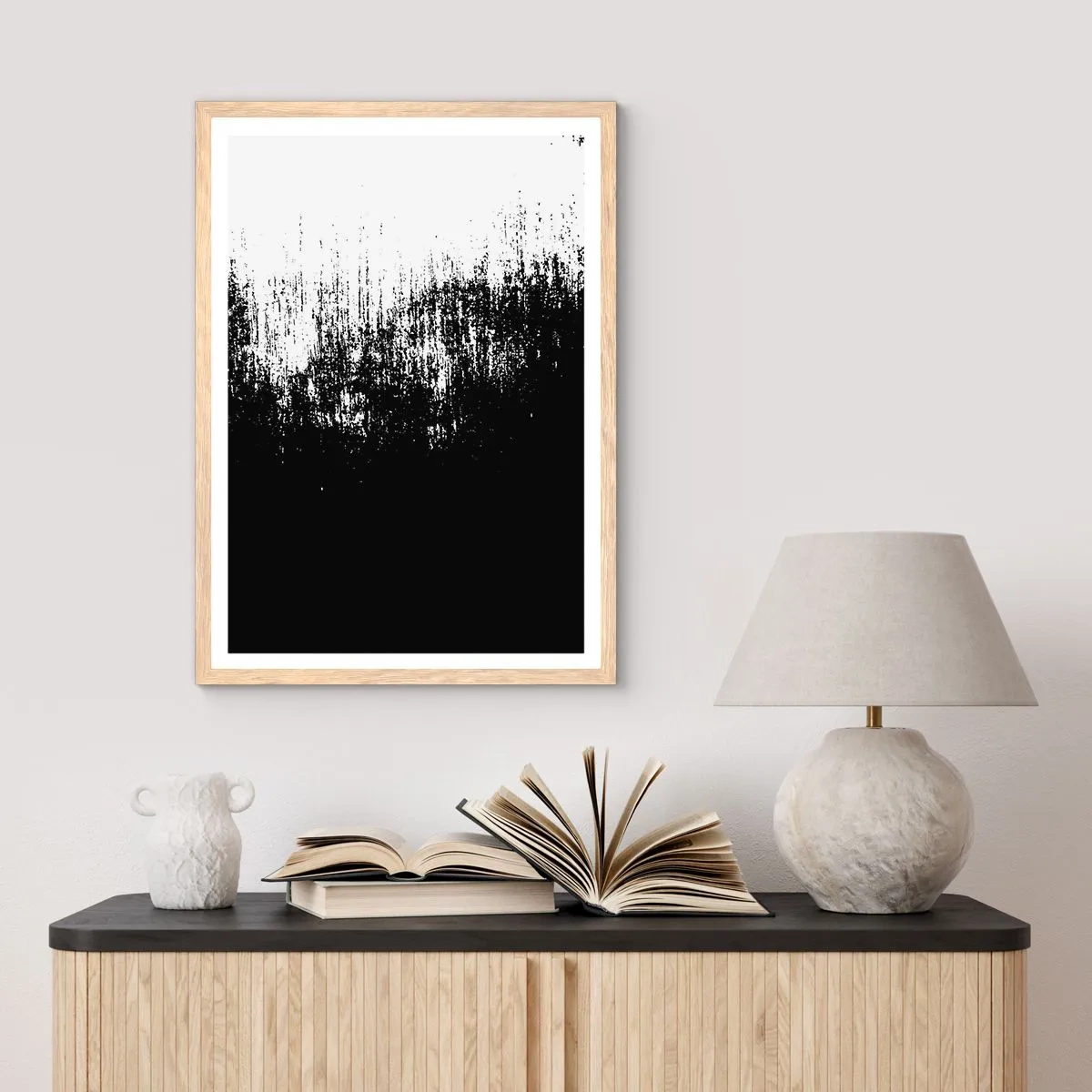 Póster en marco roble claro - Y el ganador es... - 50x70 cm