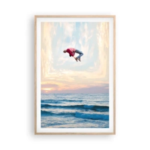 Póster en marco roble claro - A otra dimensión - 61x91 cm