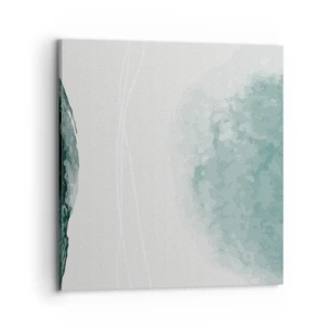 Cuadro sobre lienzo - Impresión de Imagen - Un encuentro con la niebla - 70x70 cm