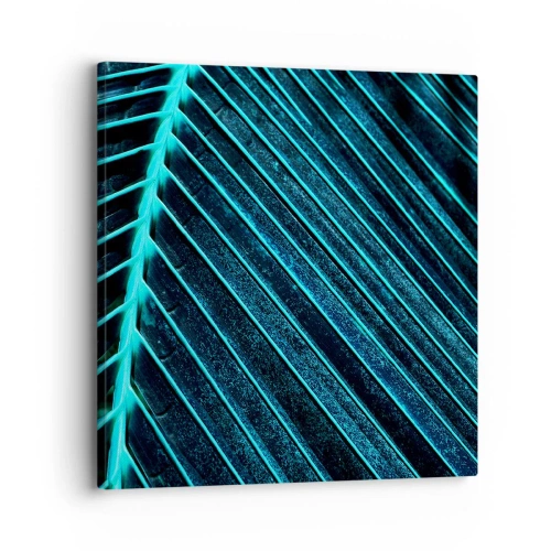 Cuadro sobre lienzo - Impresión de Imagen - La textura del verde - 30x30 cm