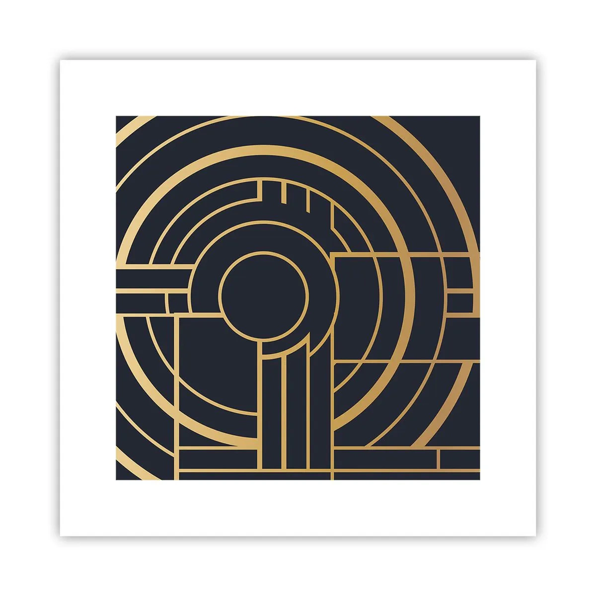 Póster - Giro de los elementos - 30x30 cm