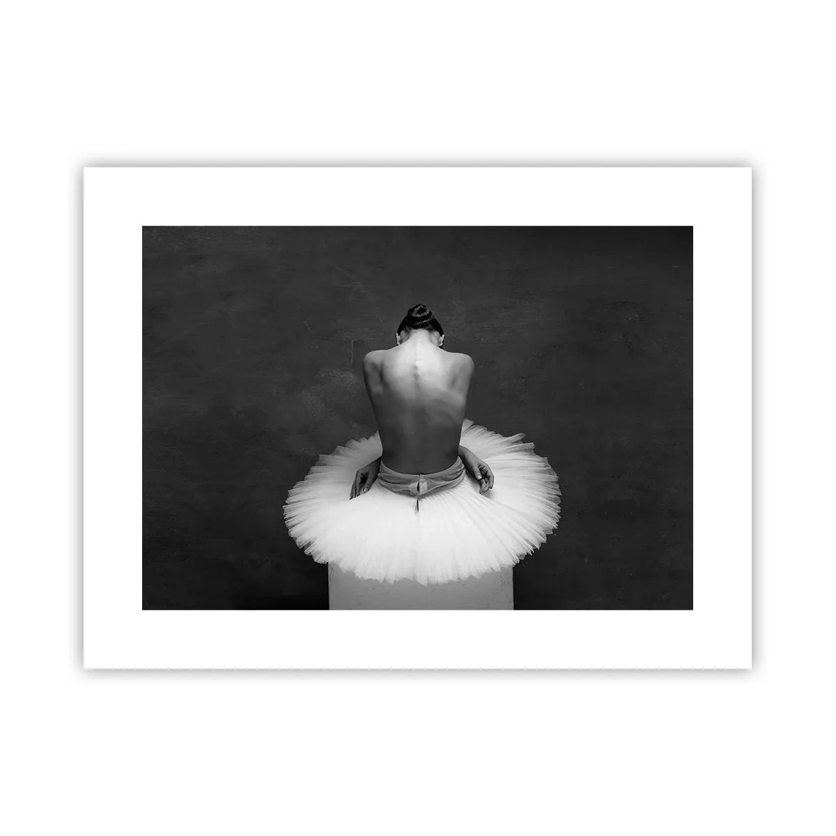 Póster - Rodeada de pétalos - 40x30 cm