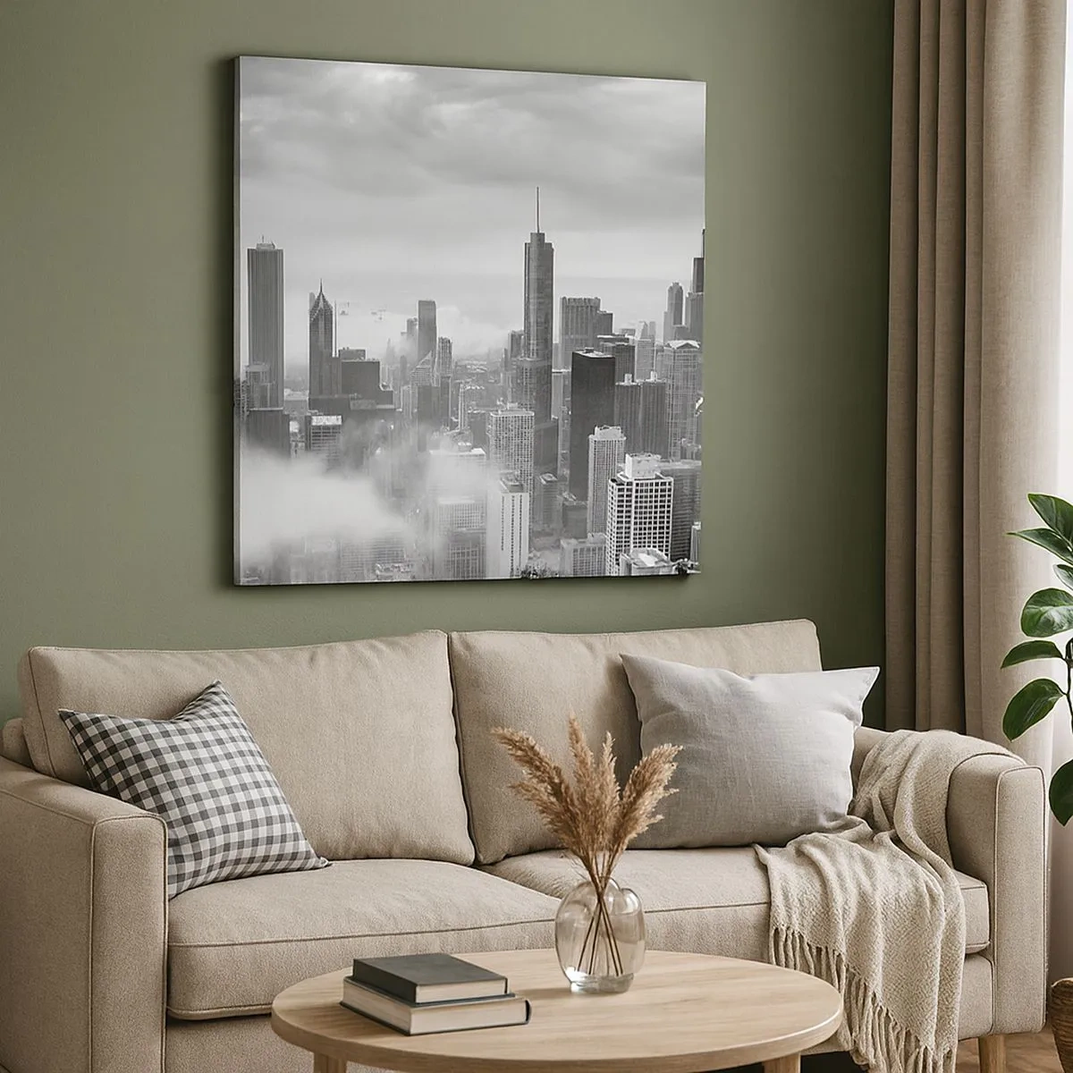 Cuadro sobre lienzo - Impresión de Imagen - Paisaje americano - 30x30 cm