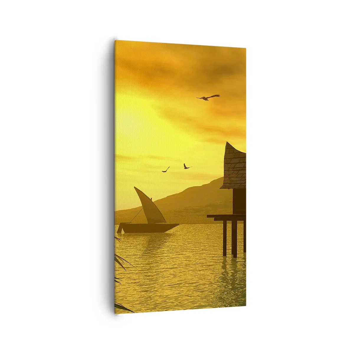 Cuadro sobre lienzo - Impresión de Imagen - La ansiada paz - 65x120 cm