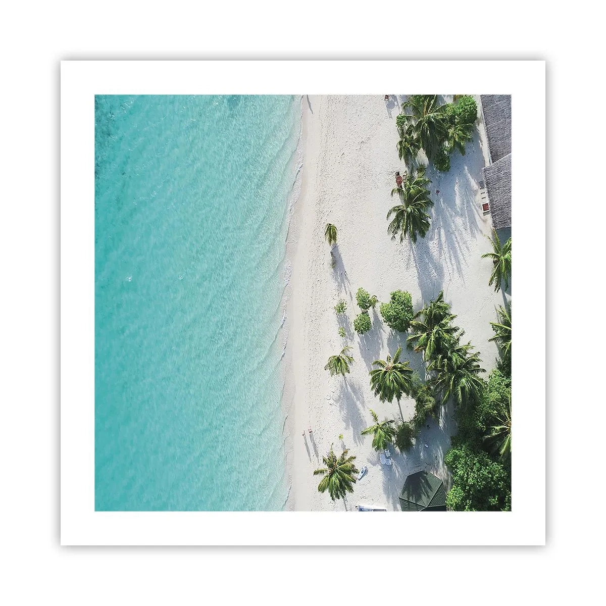 Póster - Vacaciones en el paraíso - 50x50 cm