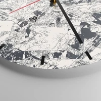 Esfera sin numeración, con rayas