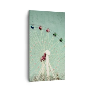 Cuadro sobre lienzo - Impresión de Imagen - Te invitamos a jugar - 45x80 cm