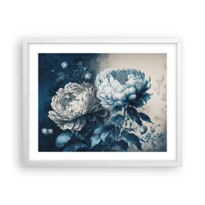 Póster en marco blanco - Una pareja unida - 50x40 cm