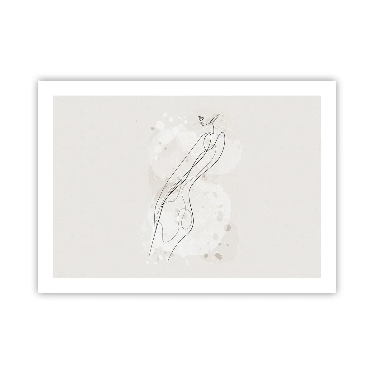 Póster - Una mirada no dice nada y al mismo tiempo lo dice todo - 70x50 cm
