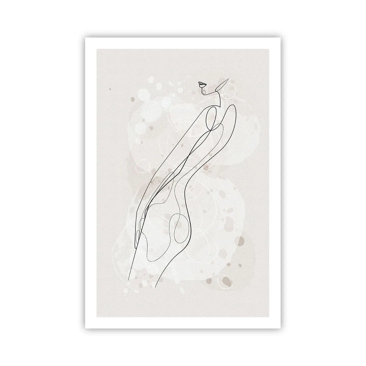 Póster - Una mirada no dice nada y al mismo tiempo lo dice todo - 61x91 cm