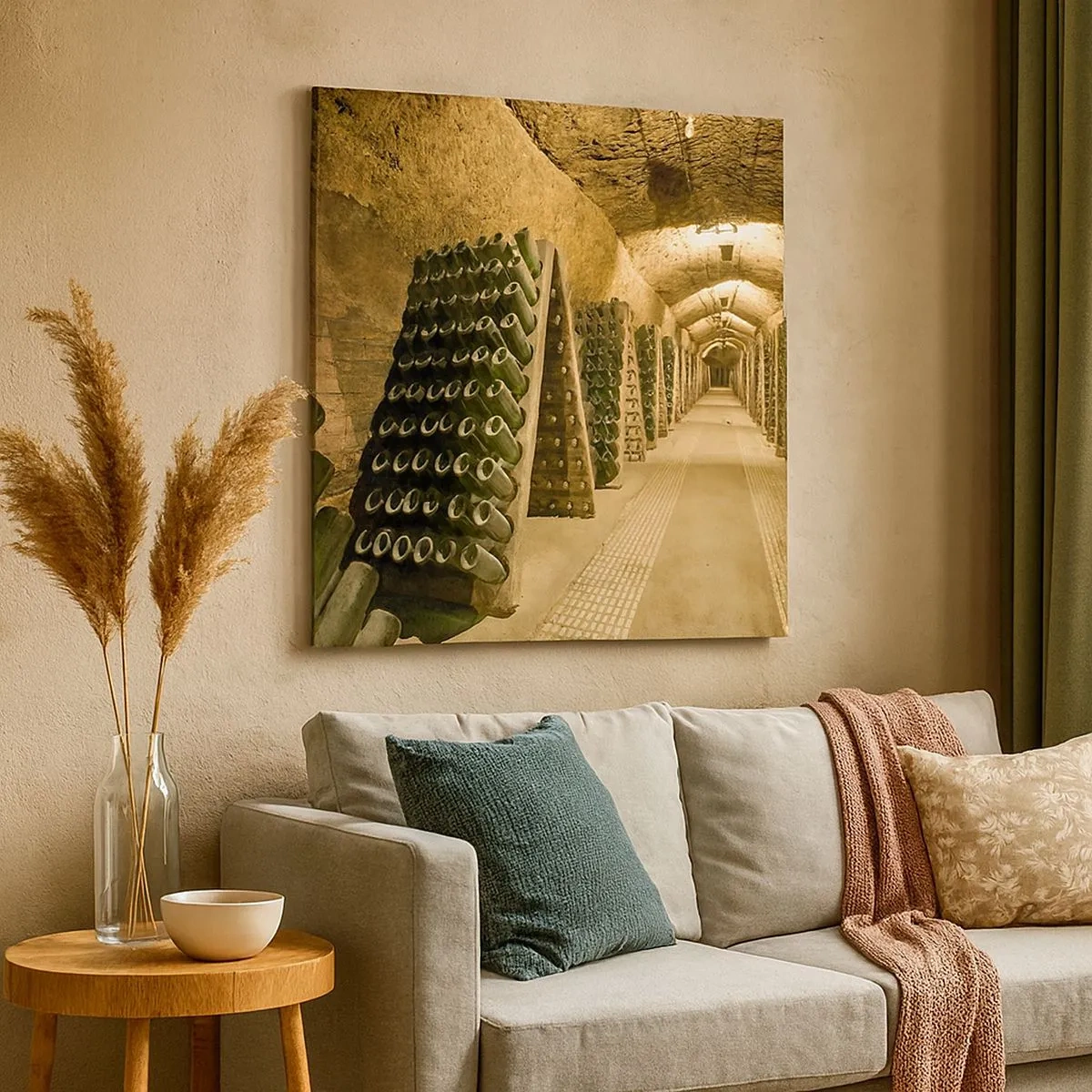 Cuadro sobre lienzo - Impresión de Imagen - El nacimiento del gusto - 30x30 cm