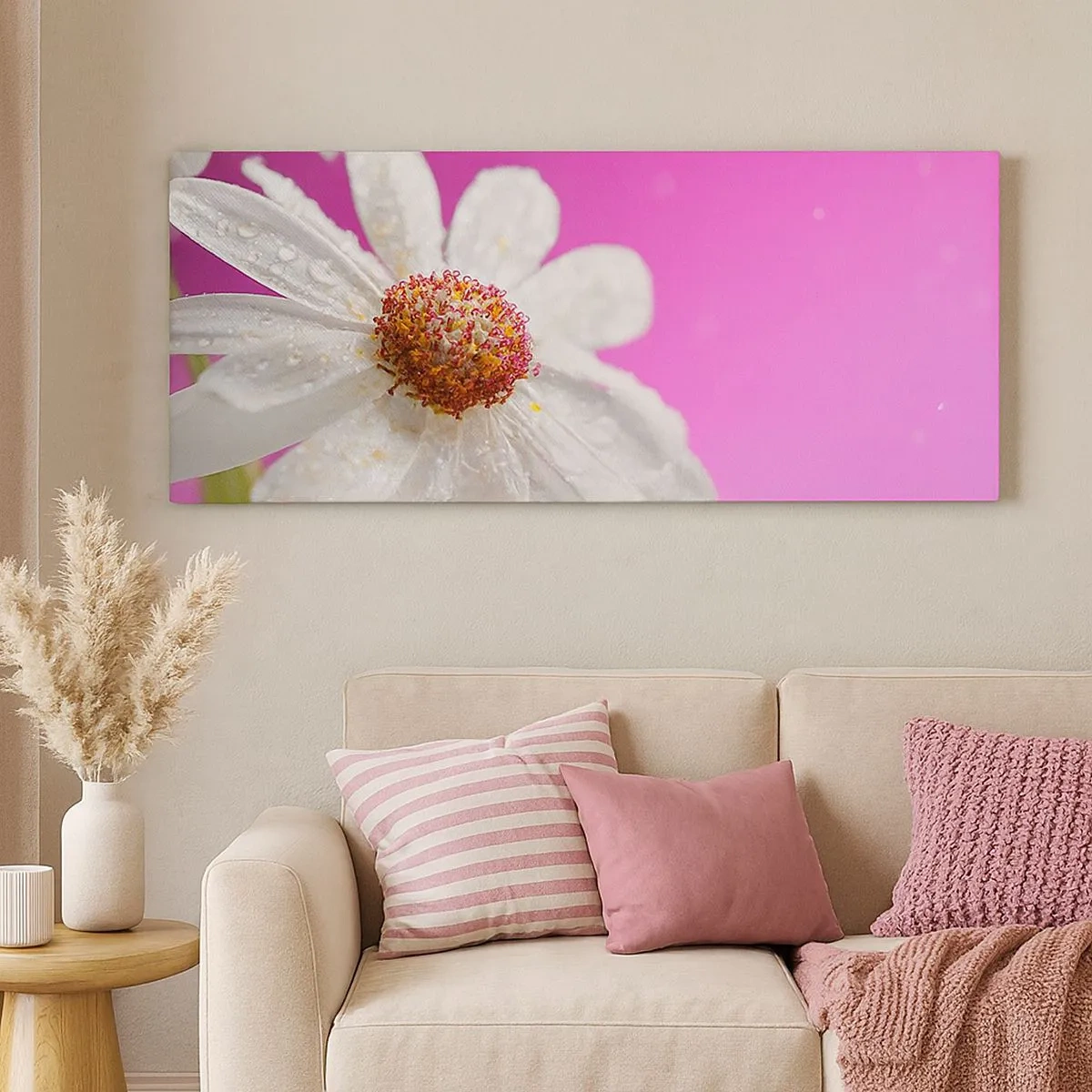 Cuadro sobre lienzo - Impresión de Imagen - Modesto en su belleza - 100x40 cm