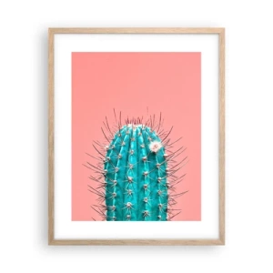 Póster en marco roble claro - Se mira, pero no se toca - 40x50 cm