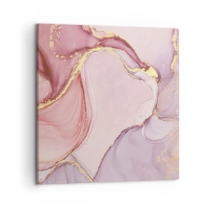 Cuadro sobre lienzo - Impresión de Imagen - Caricia de colores - 50x50 cm
