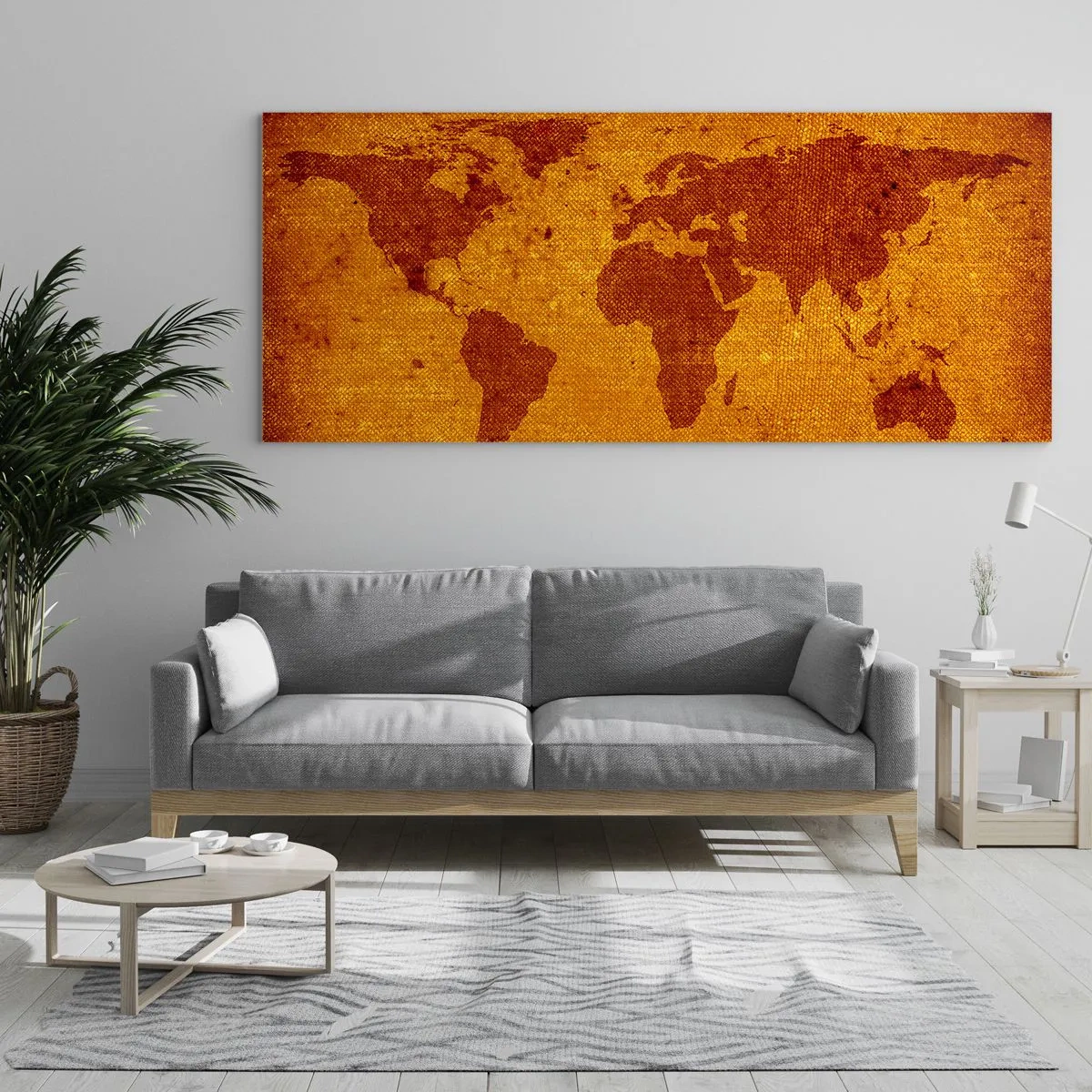 Cuadro sobre vidrio - Impresiones sobre Vidrio - Invitación a un viaje - 90x30 cm