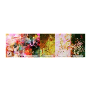 Muestra de fotomural Premium Sand - Un viaje a través del rosa - Abstracción, Pedazo, Gráficos - 100x30 cm