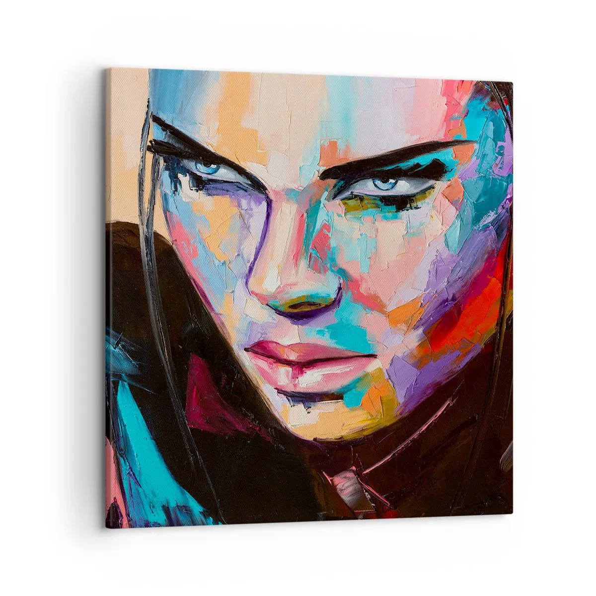 Cuadro sobre lienzo - Impresión de Imagen - Salvaje de corazón - 50x50 cm