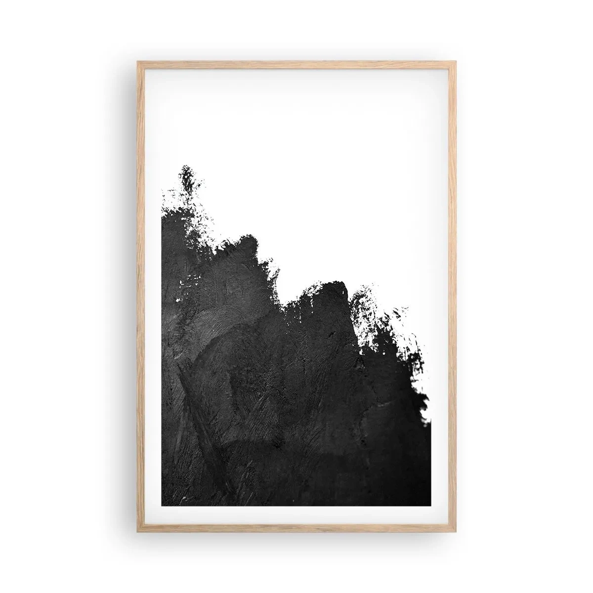 Póster en marco roble claro - Elementos: tierra - 61x91 cm