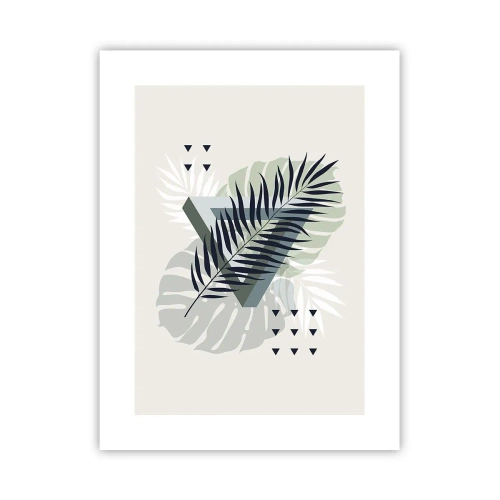 Póster - Naturaleza y geometría - 30x40 cm