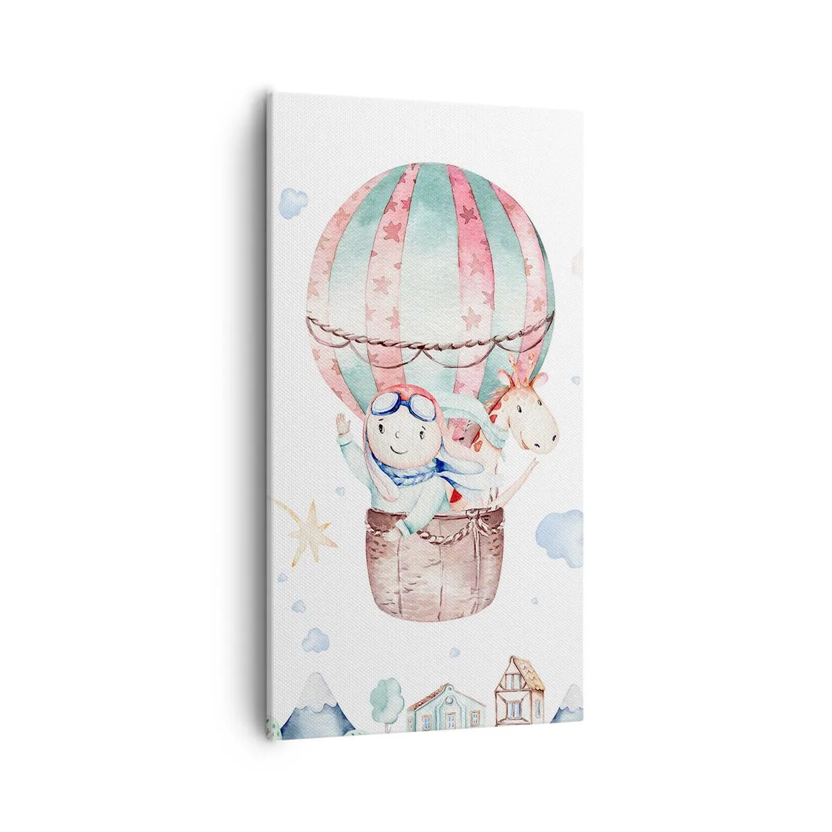 Cuadro sobre lienzo - Impresión de Imagen - Volveremos pronto - 55x100 cm