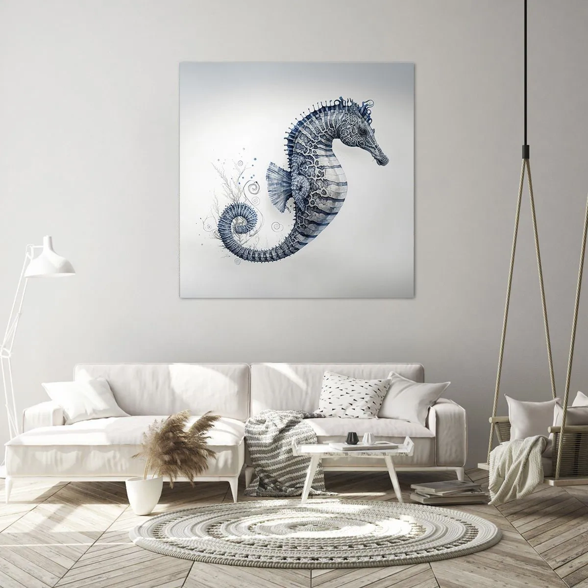 Cuadro sobre lienzo - Impresión de Imagen - Una sutil broma de la naturaleza - 70x70 cm