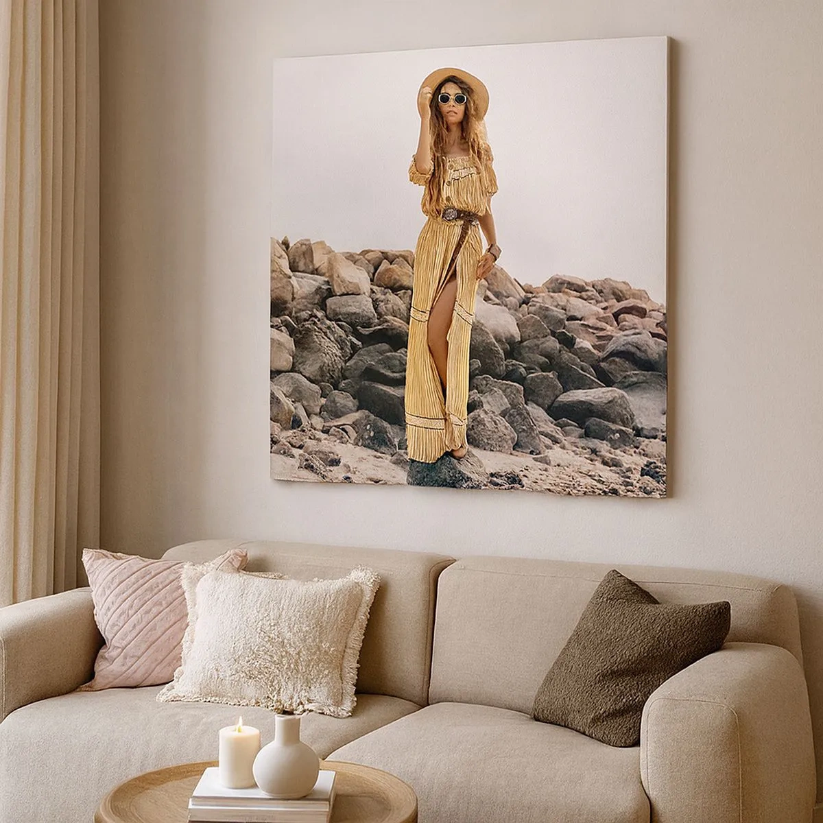 Cuadro sobre lienzo - Impresión de Imagen - La magia de las piedras - 30x30 cm