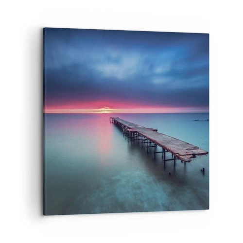 Cuadro sobre lienzo - Impresión de Imagen - Entre el cielo y el agua - 60x60 cm