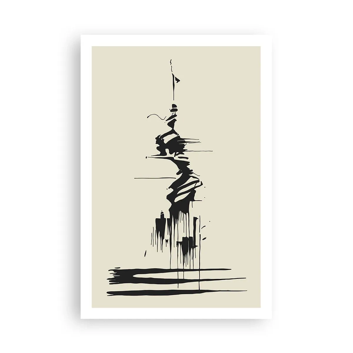 Póster - Abstracción apresurada - 61x91 cm