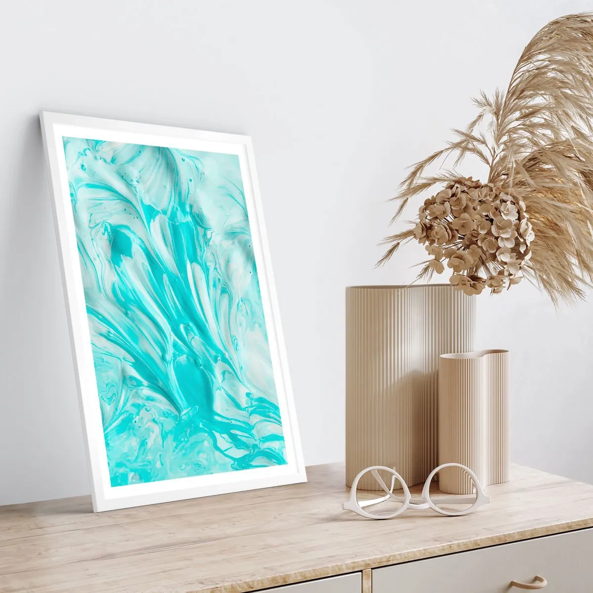 Póster en marco blanco - Juntos para siempre - 50x70 cm