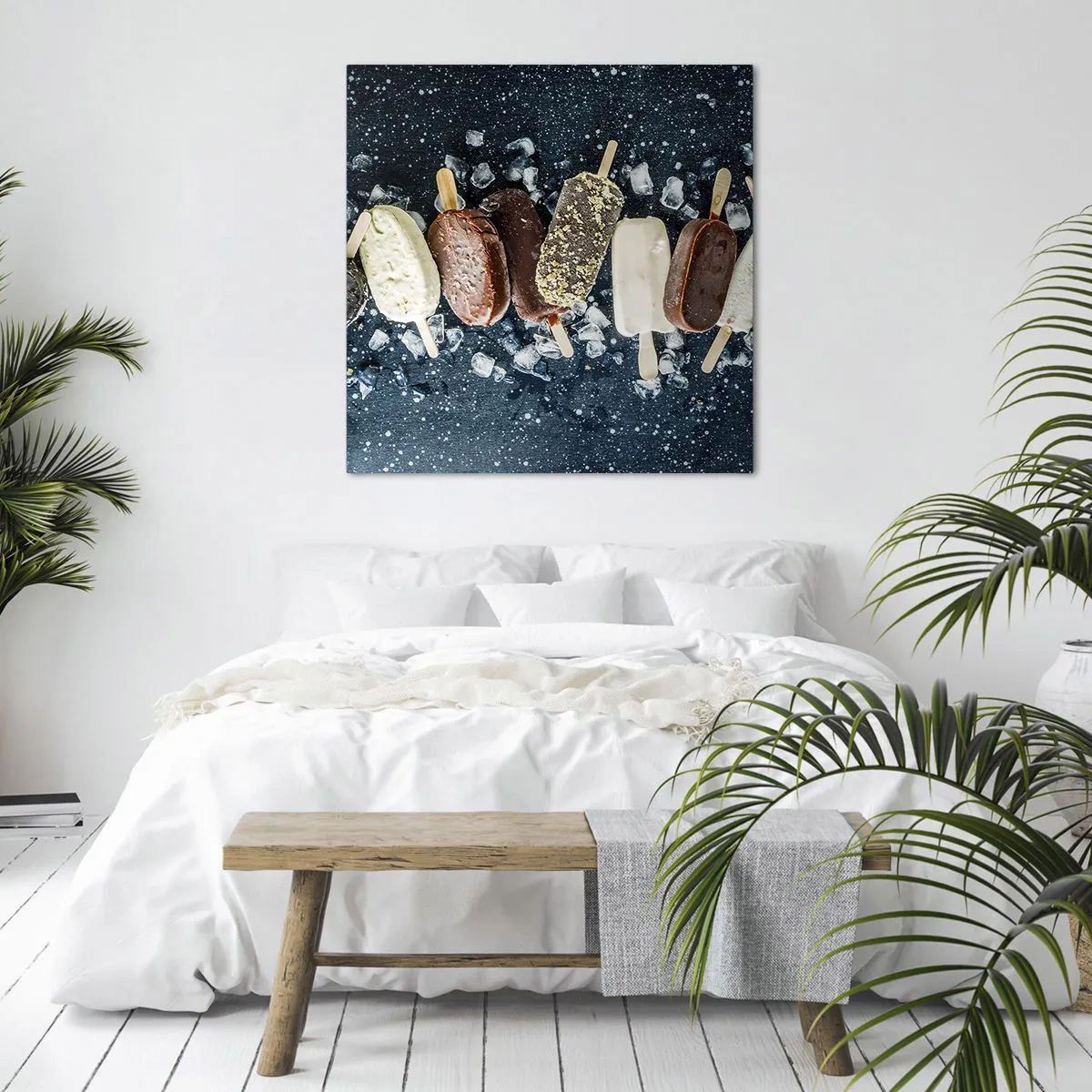 Cuadro sobre lienzo - Impresión de Imagen - El sabor del verano caluroso - 30x30 cm