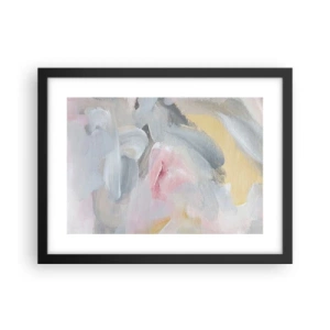 Póster en marco negro - En un mundo de colores pastel - 40x30 cm